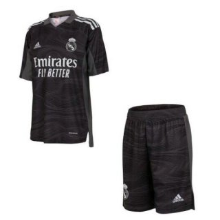 Camiseta Real Madrid Portero Niño 2021-2022 Negro Camiseta Real Madrid Portero Niño 2021-2022 Negro