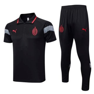 Polo AC Milan Conjunto Completo 2023-2024 Negro Polo AC Milan Conjunto Completo 2023-2024 Negro