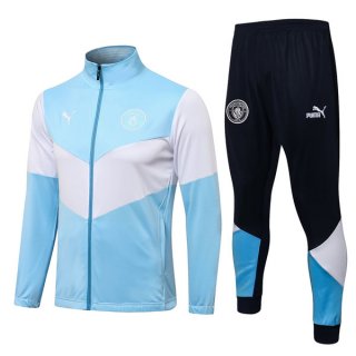 Chandal Manchester City 2022 Azul Blanco Chandal Manchester City 2022 Azul Blanco