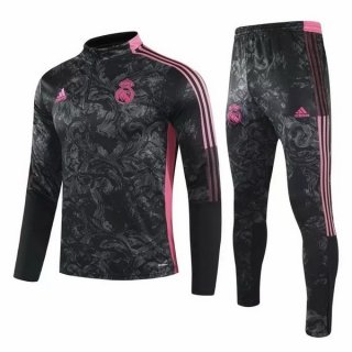 Chandal Real Madrid 2021-2022 Negro Rosa Gris Chandal Real Madrid 2021-2022 Negro Rosa Gris