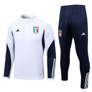 Sudadera De Training Italia 2023-2024 Blanco Sudadera De Training Italia 2023-2024 Blanco