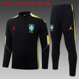 Ninos Sudadera De Training Brasil 2026-2027 Negro 3